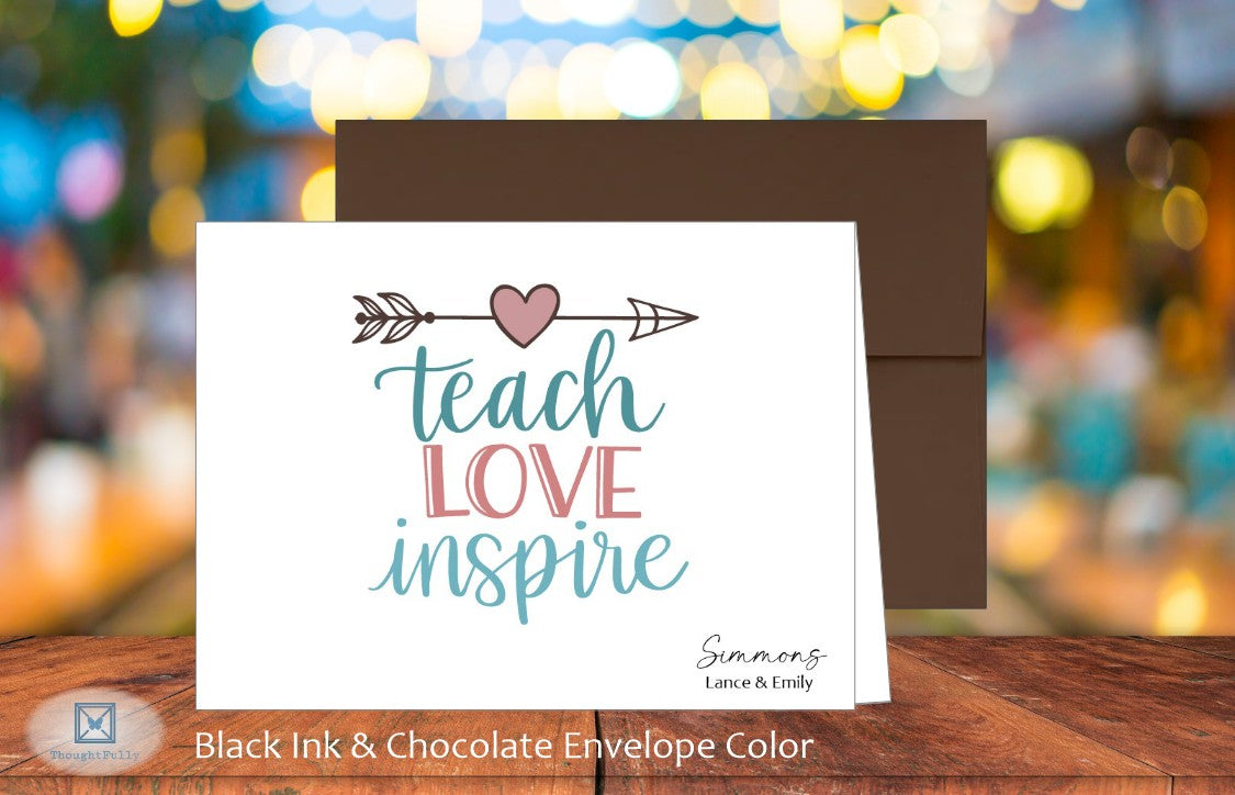 Teach Love Inspire Card (#220120AS)