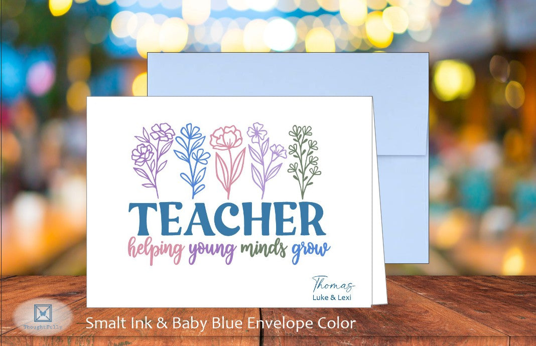 Teacher Helping Young Minds Card (#220121AS)