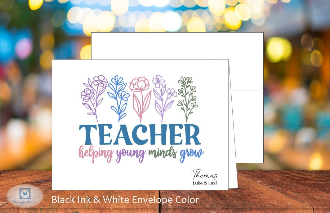 Teacher Helping Young Minds Card (#220121AS)