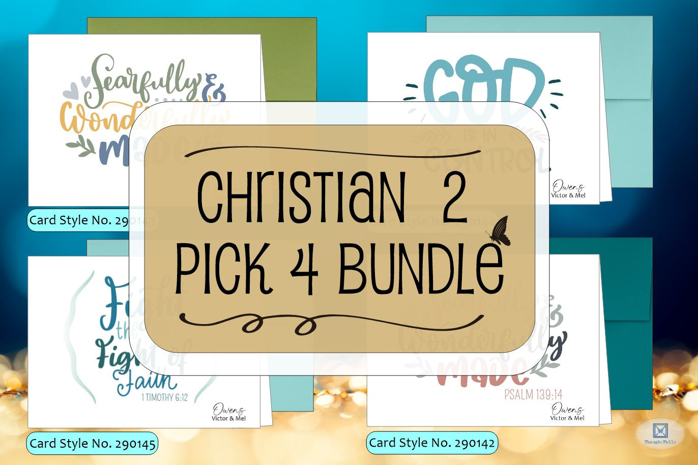 Christian #2 Bundle of 4 Cards (#230107BD)