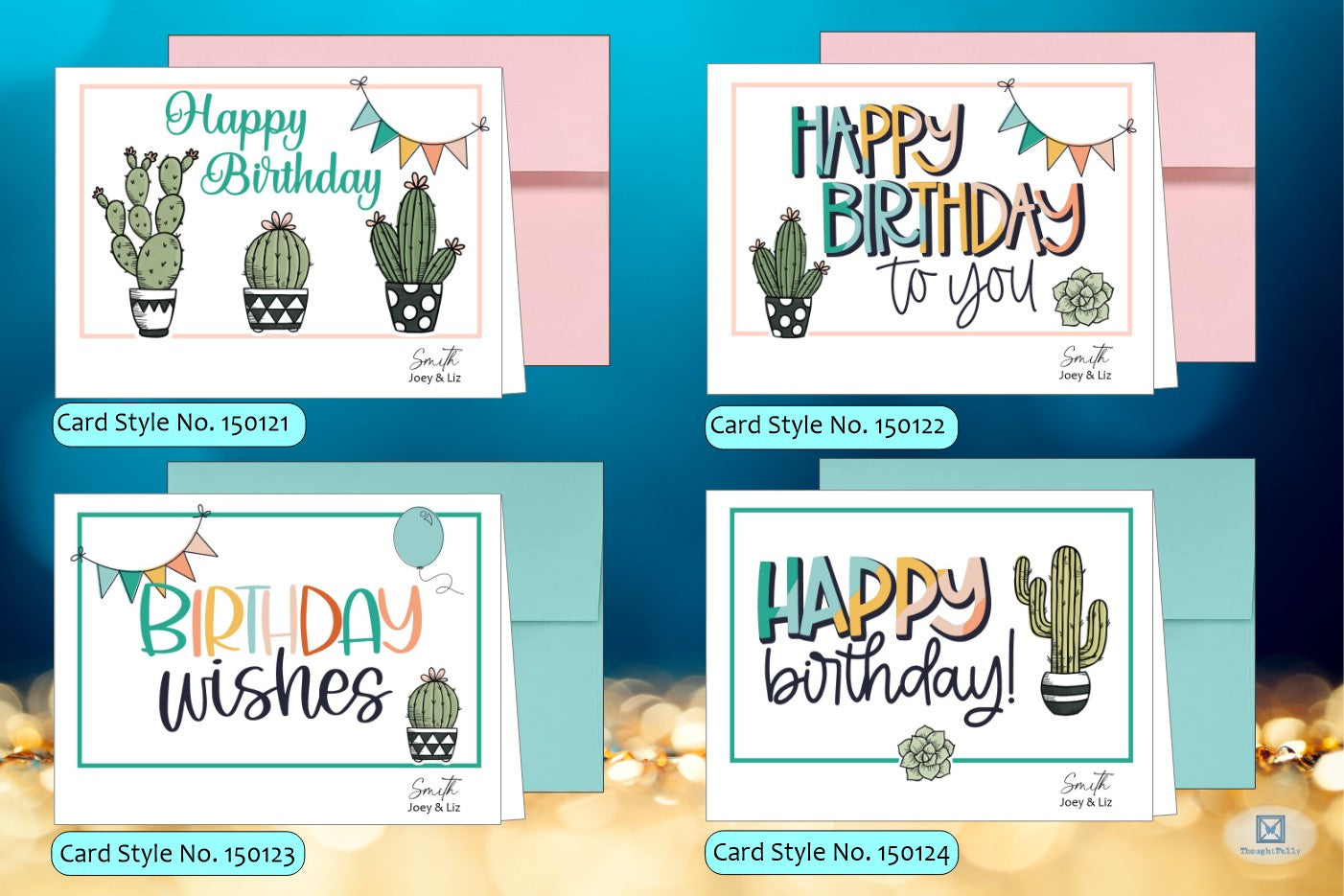 Pick 4 Cards - Birthday 3 Bundle (#230116BD)
