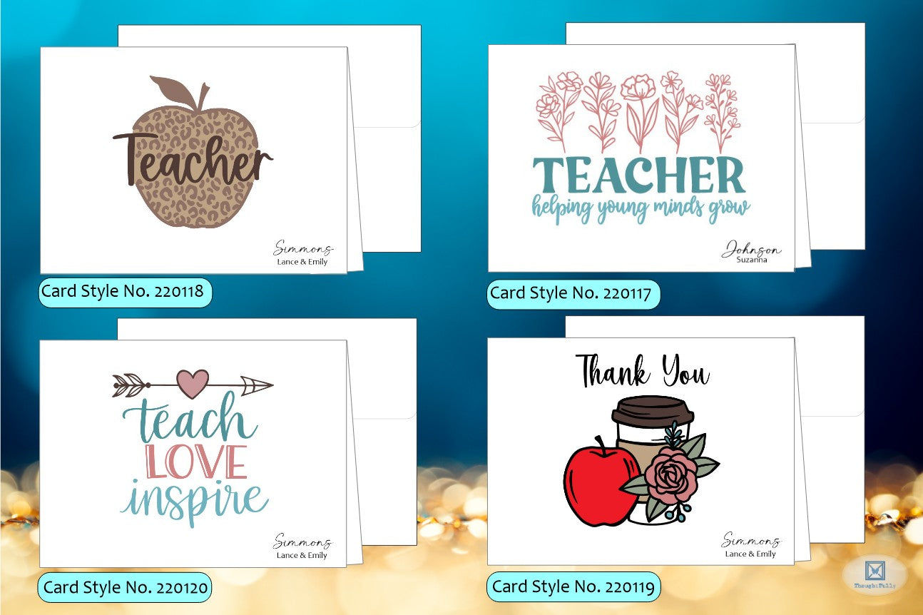 Teacher 1 Bundle - Pick 4 Cards (#230120BD)