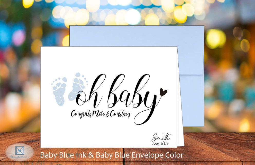Oh Baby Card w/Parents Names (#240111AS)