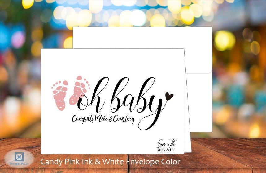 Oh Baby Card w/Parents Names (#240111AS)