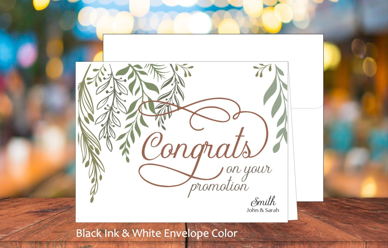 Congrats Work Promotion Card (#250101AS)