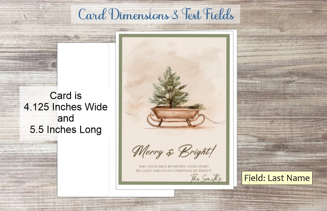 Merry & Bright Card (#260115ASV)
