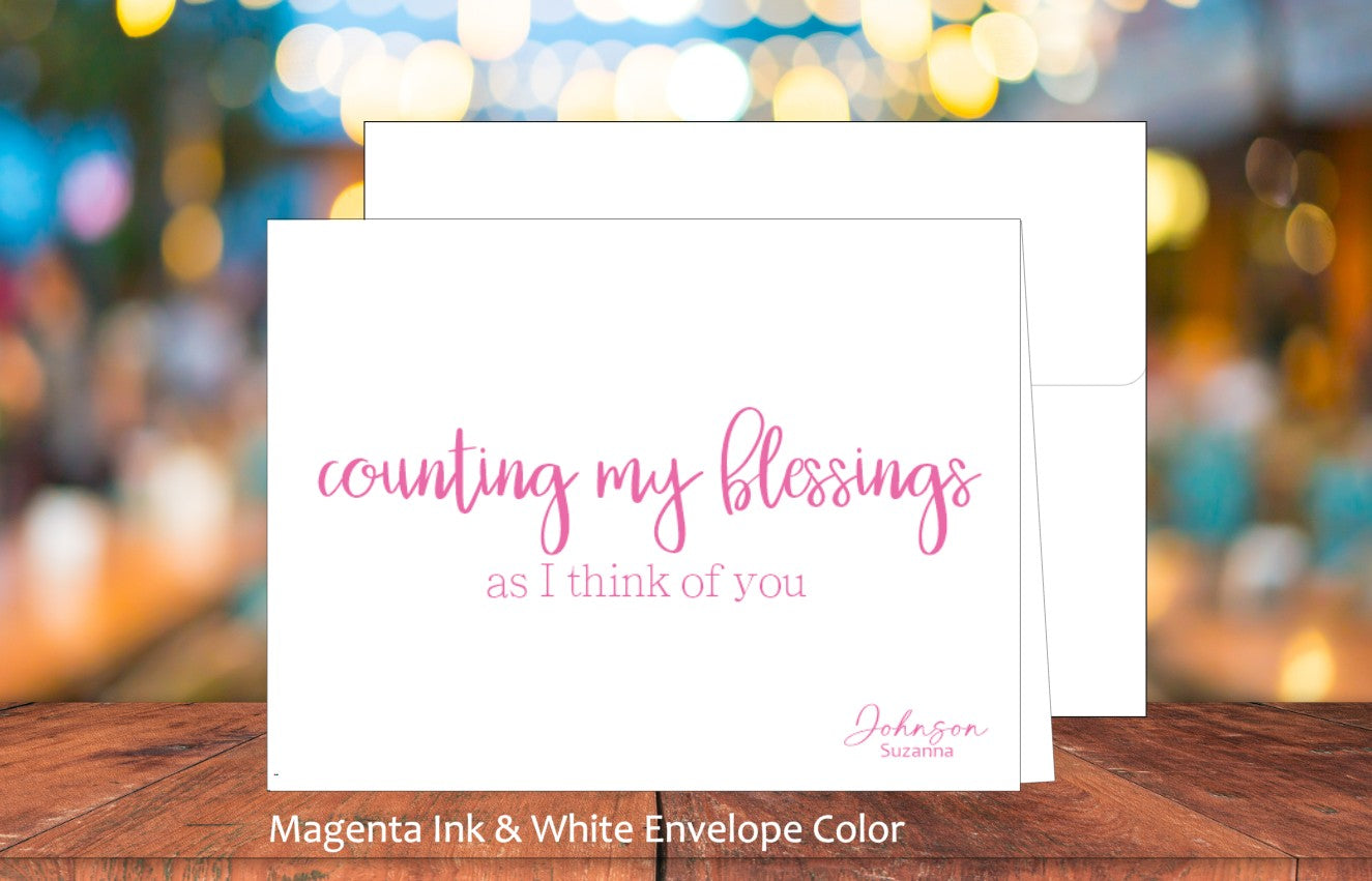 Counting My Blessings Card (#290100AS)