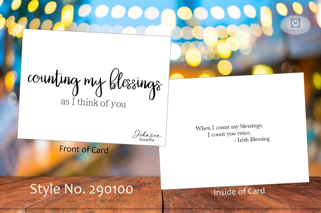 Counting My Blessings Card (#290100AS)