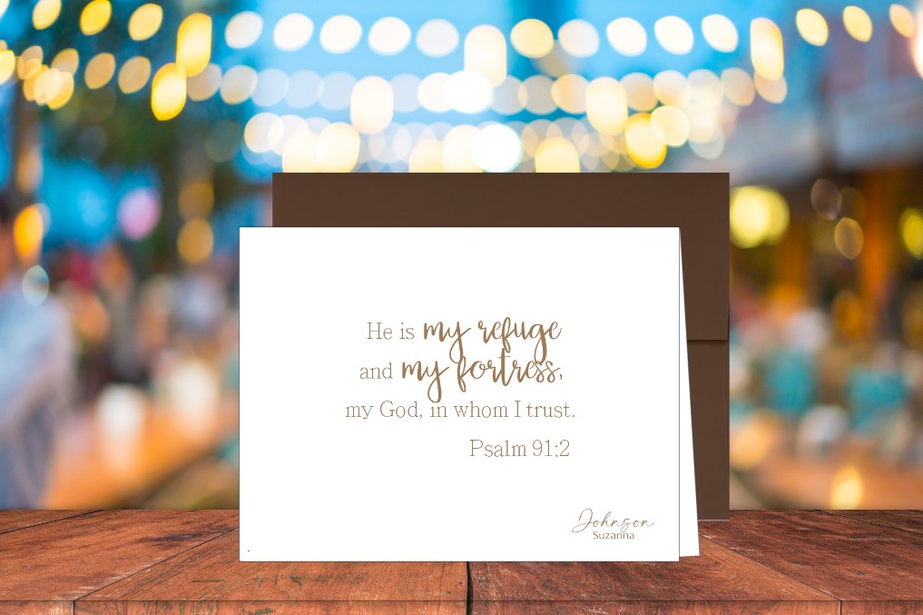 He Is My Refuge Card Ps. 91:2 (#290101AS)