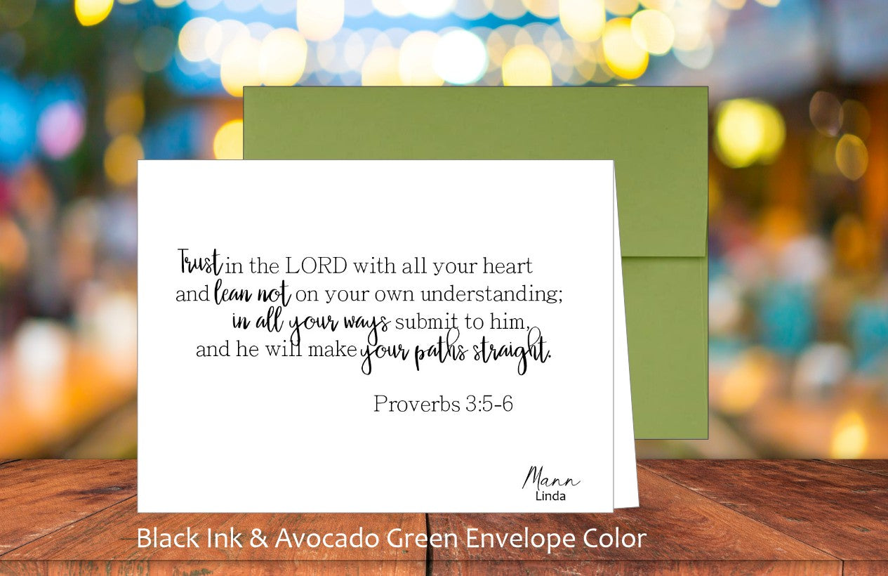 Trust in the LORD Card - Ps. 3:3-6 (#290103AS)