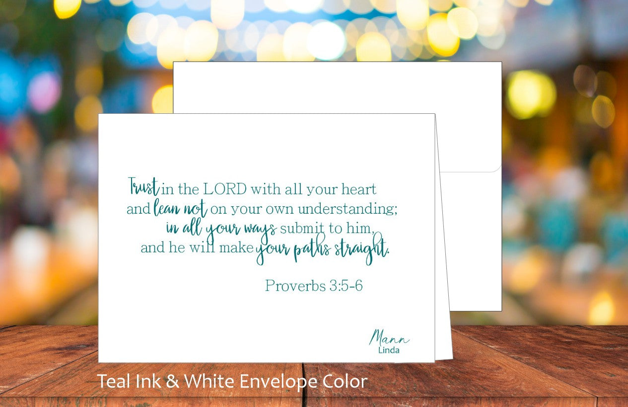 Trust in the LORD Card - Ps. 3:3-6 (#290103AS)