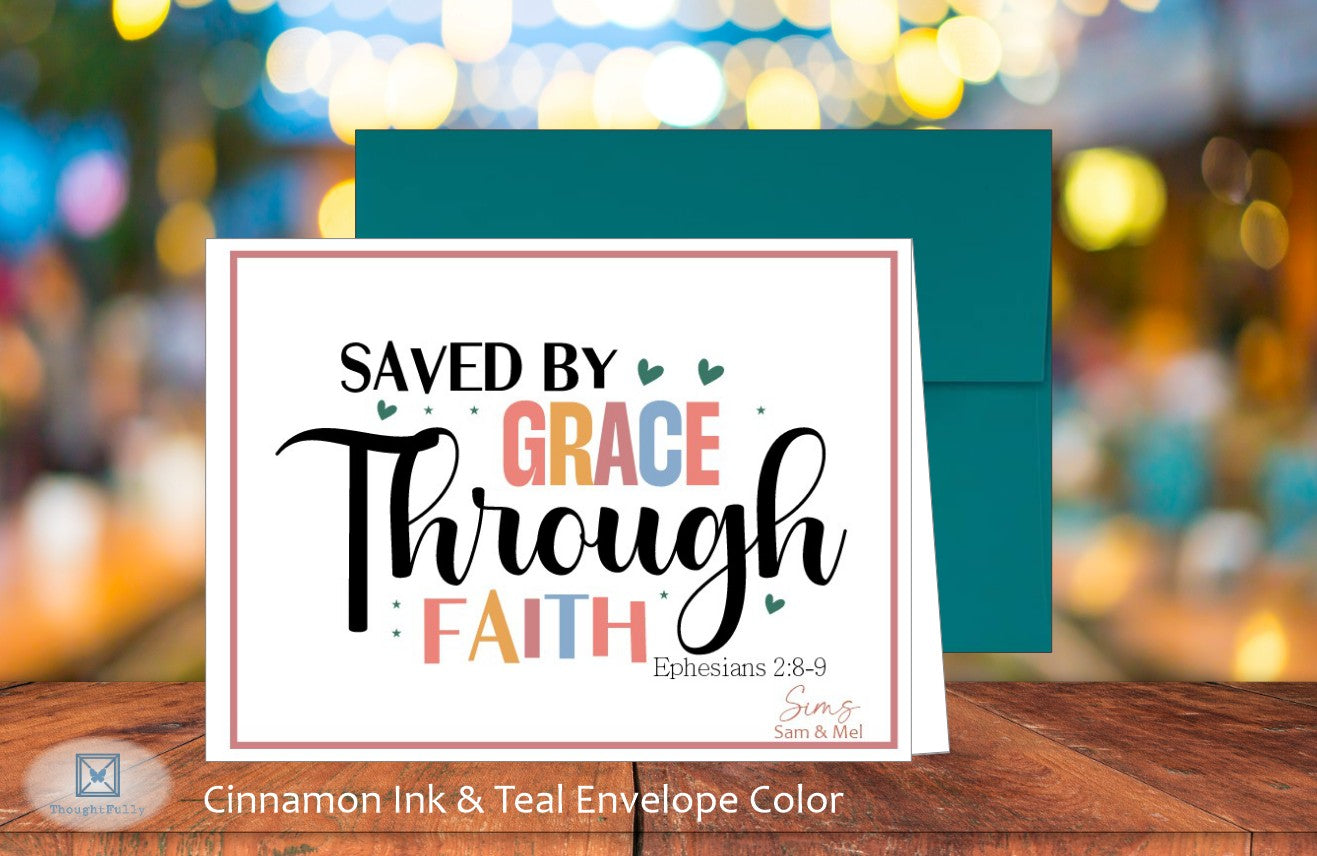 Saved by Grace Card - Eph. 2:8-9 (#290115AS)
