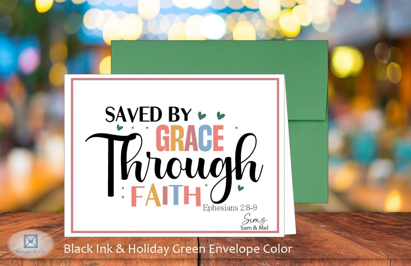 Saved by Grace Card - Eph. 2:8-9 (#290115AS)