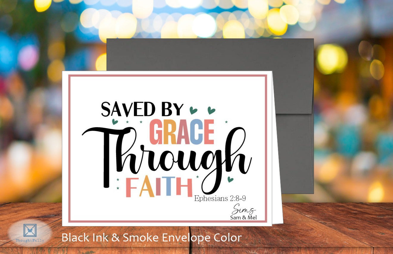 Saved by Grace Card - Eph. 2:8-9 (#290115AS)