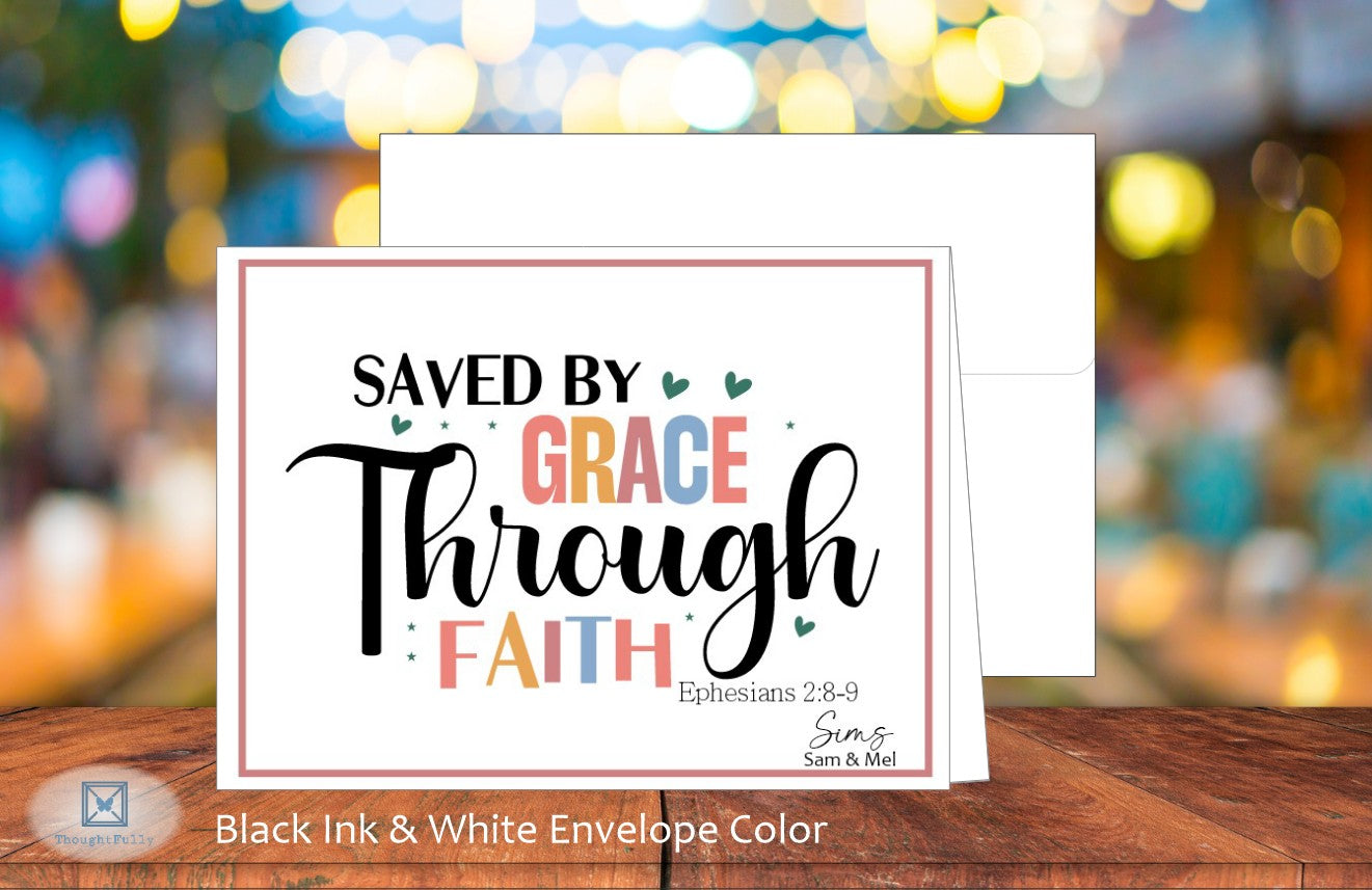 Saved by Grace Card - Eph. 2:8-9 (#290115AS)