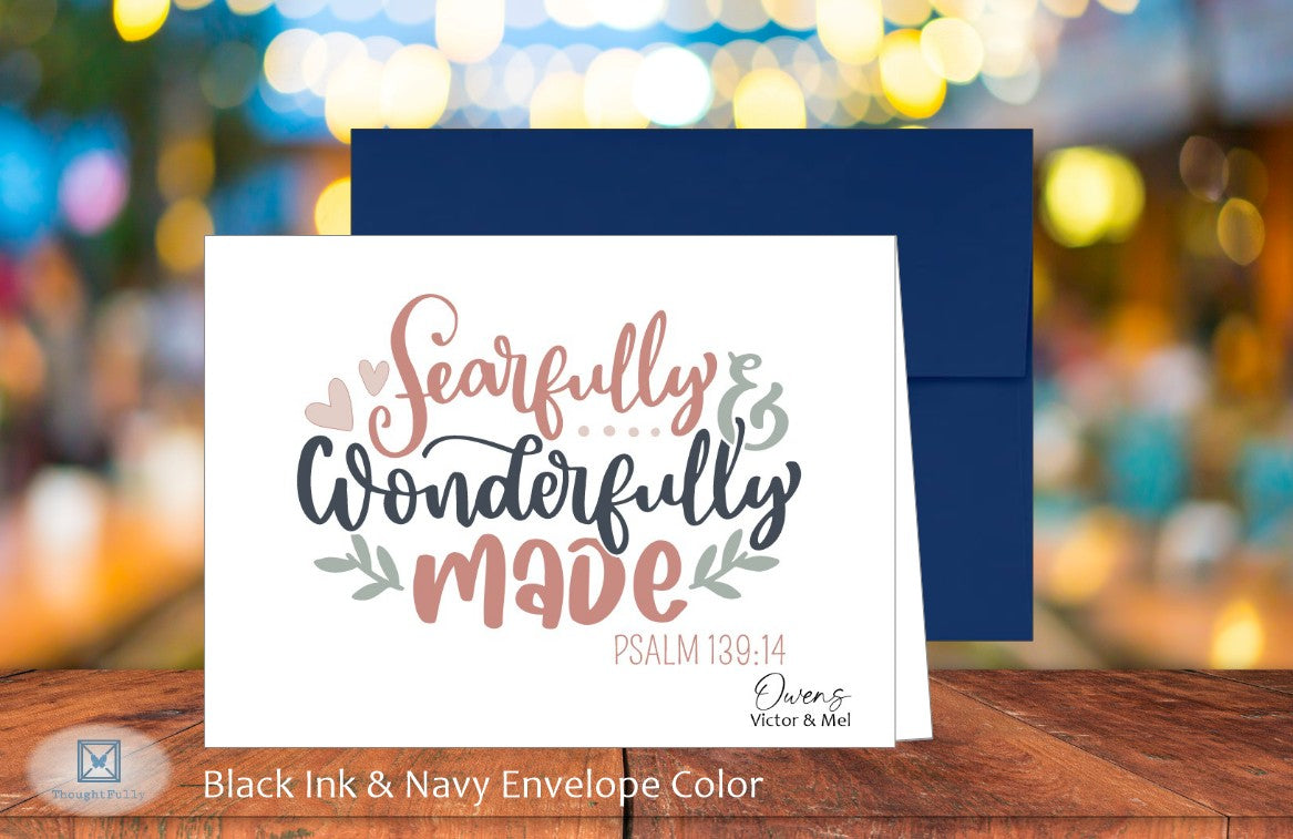 Fearfully & Wonderfully Made Card - Ps. 139:14 (#290142AS)