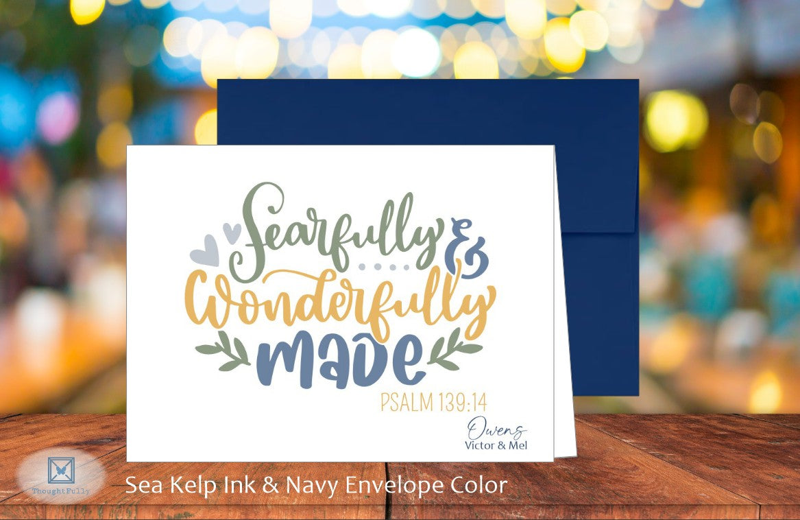 Fearfully & Wonderfully Made Card - Ps. 139:14 (#290143AS)