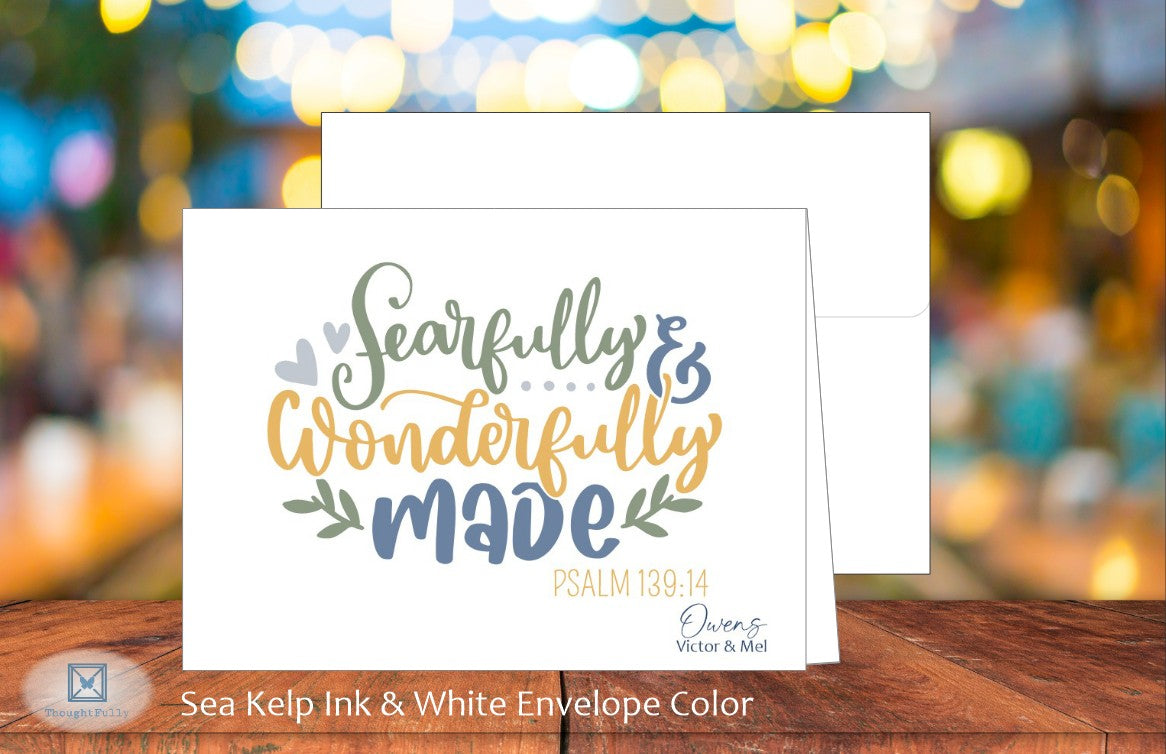 Fearfully & Wonderfully Made Card - Ps. 139:14 (#290143AS)