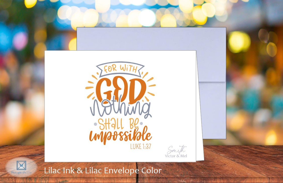 With God Card - Luke 1:37 (#290146AS)