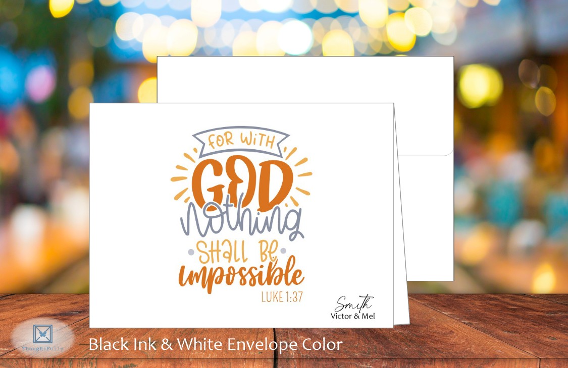 With God Card - Luke 1:37 (#290146AS)