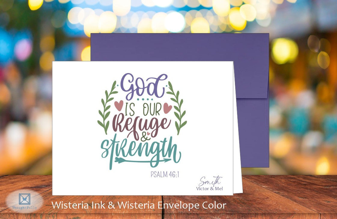 God Is Our Refuge Card - Psalm 46:1 (#290147AS)