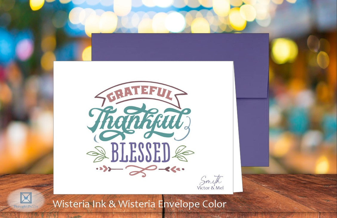 Grateful Thankful & Blessed Card (#290149AS)