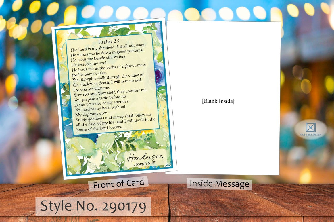 Psalm 23 Card (#290179AV)