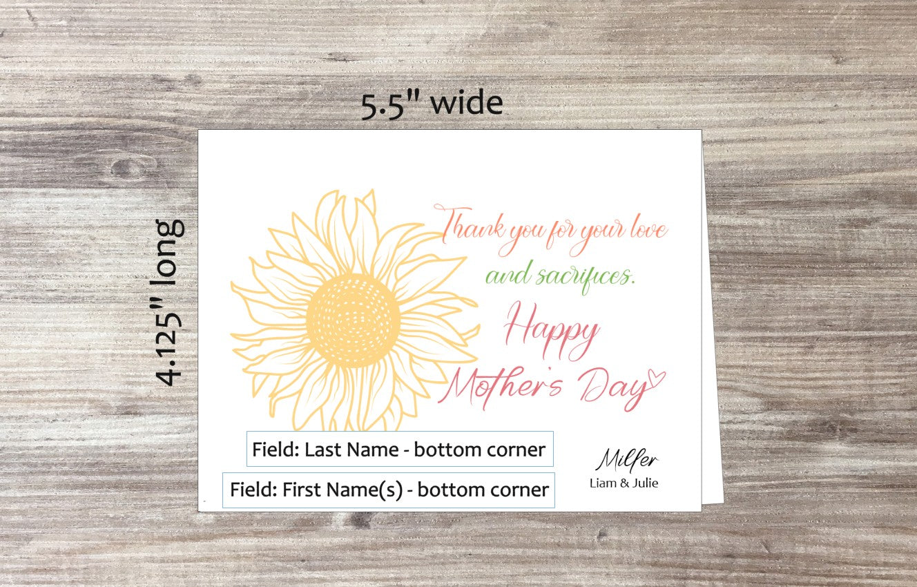 Love & Sacrifices Card (#300101AS)