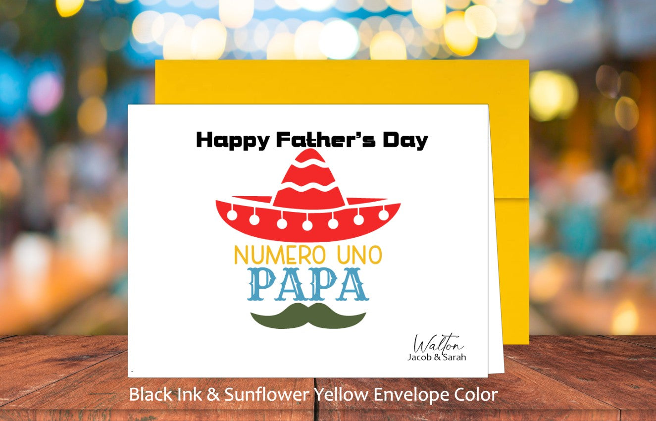 Numero Uno Papa Card (#310100AS)