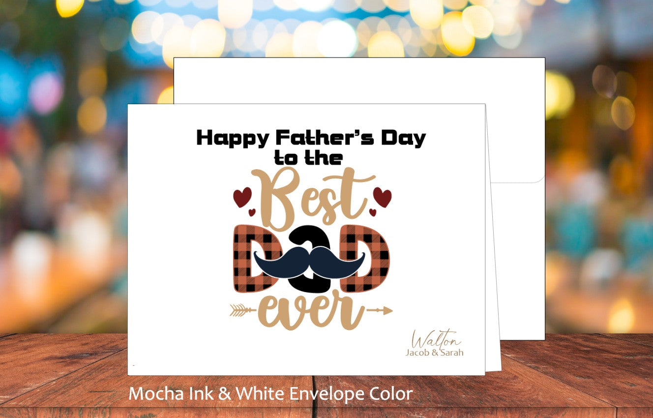 Best Dad Ever Card (#310101AS)