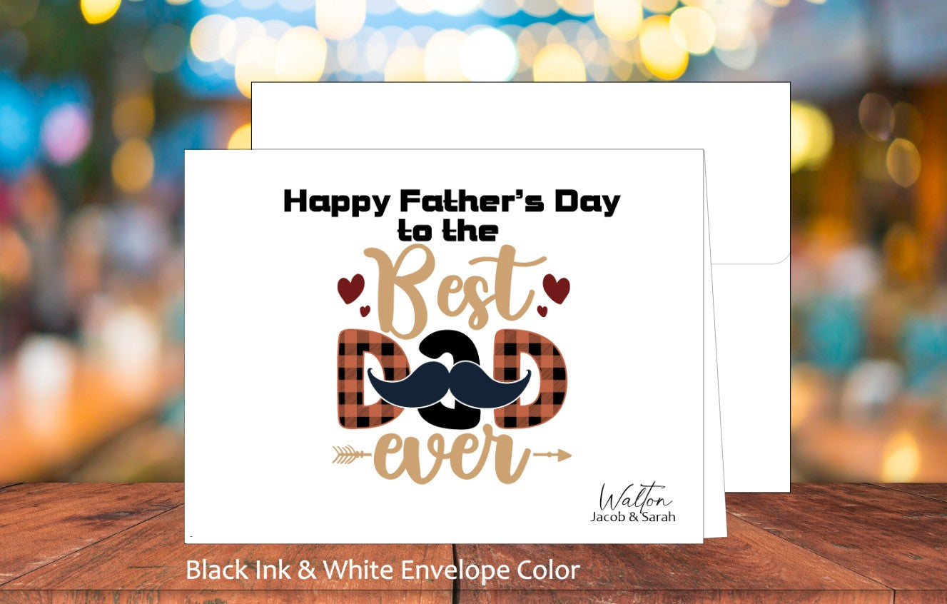 Best Dad Ever Card (#310101AS)