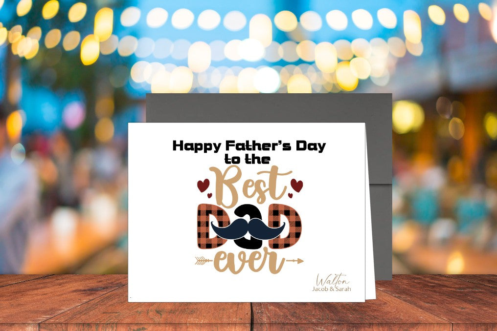 Best Dad Ever Card (#310101AS)