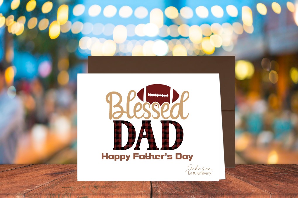 Blessed Dad Card (#310103AS)