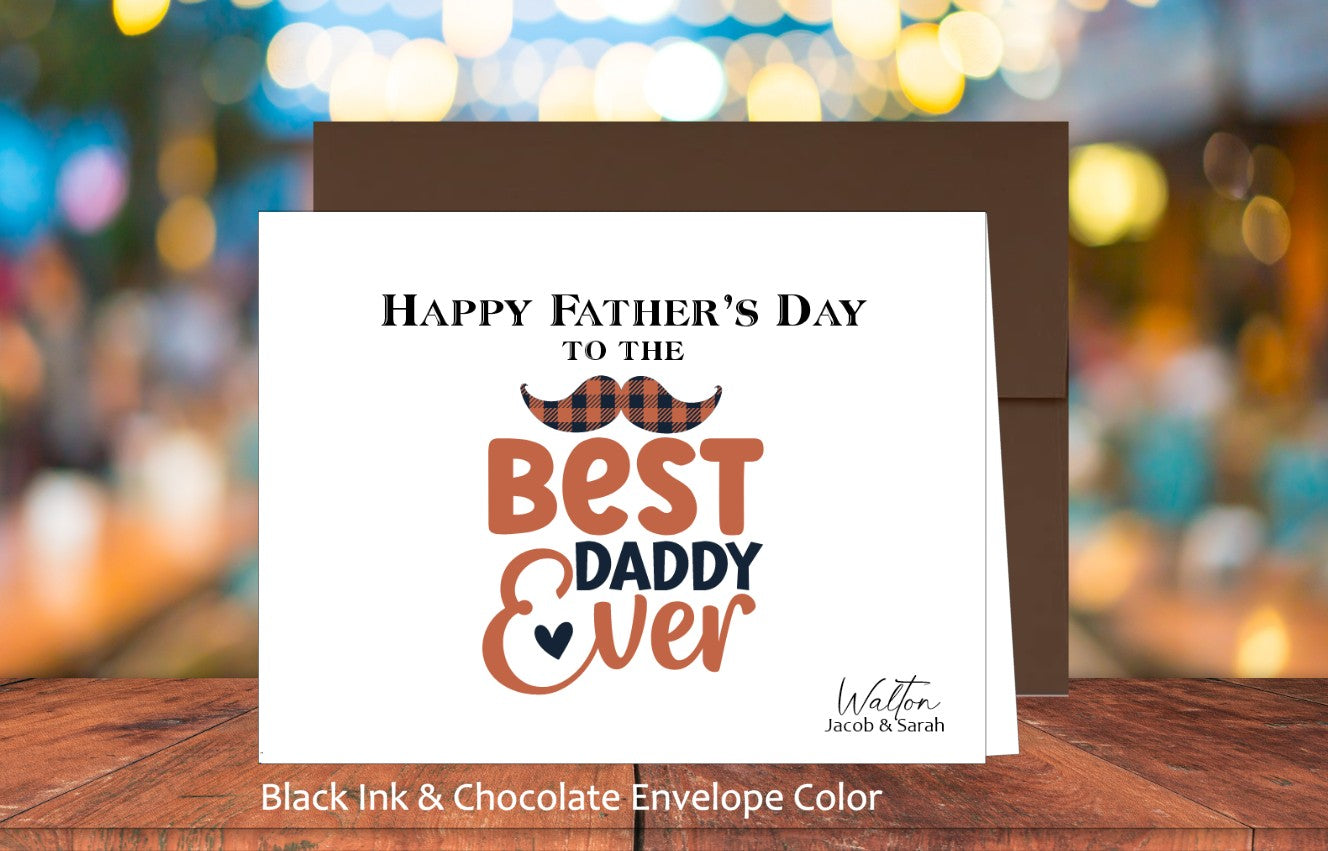 Best Dad Ever Card (#310106AS)