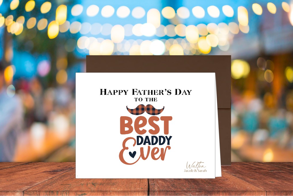 Best Dad Ever Card (#310106AS)
