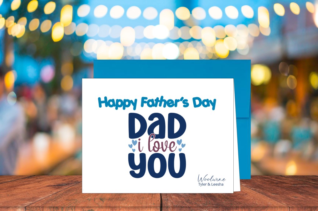 Dad I Love You Card (#310107AS)