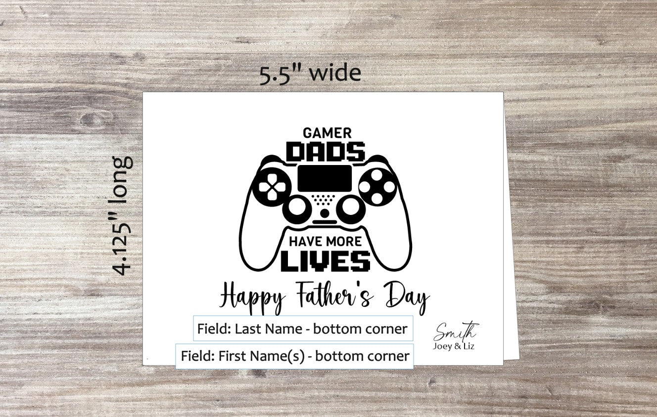 Gamer Dad Card (#310108AS)