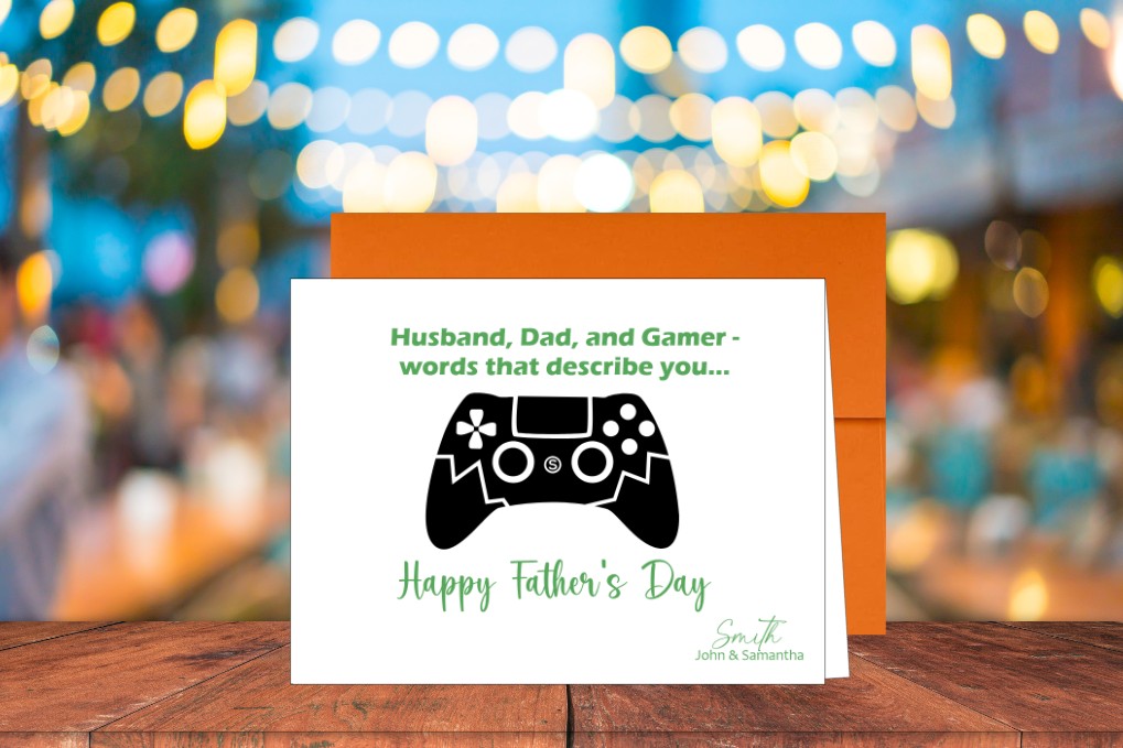 Husband, Dad, Gamer Card (#310109AS)