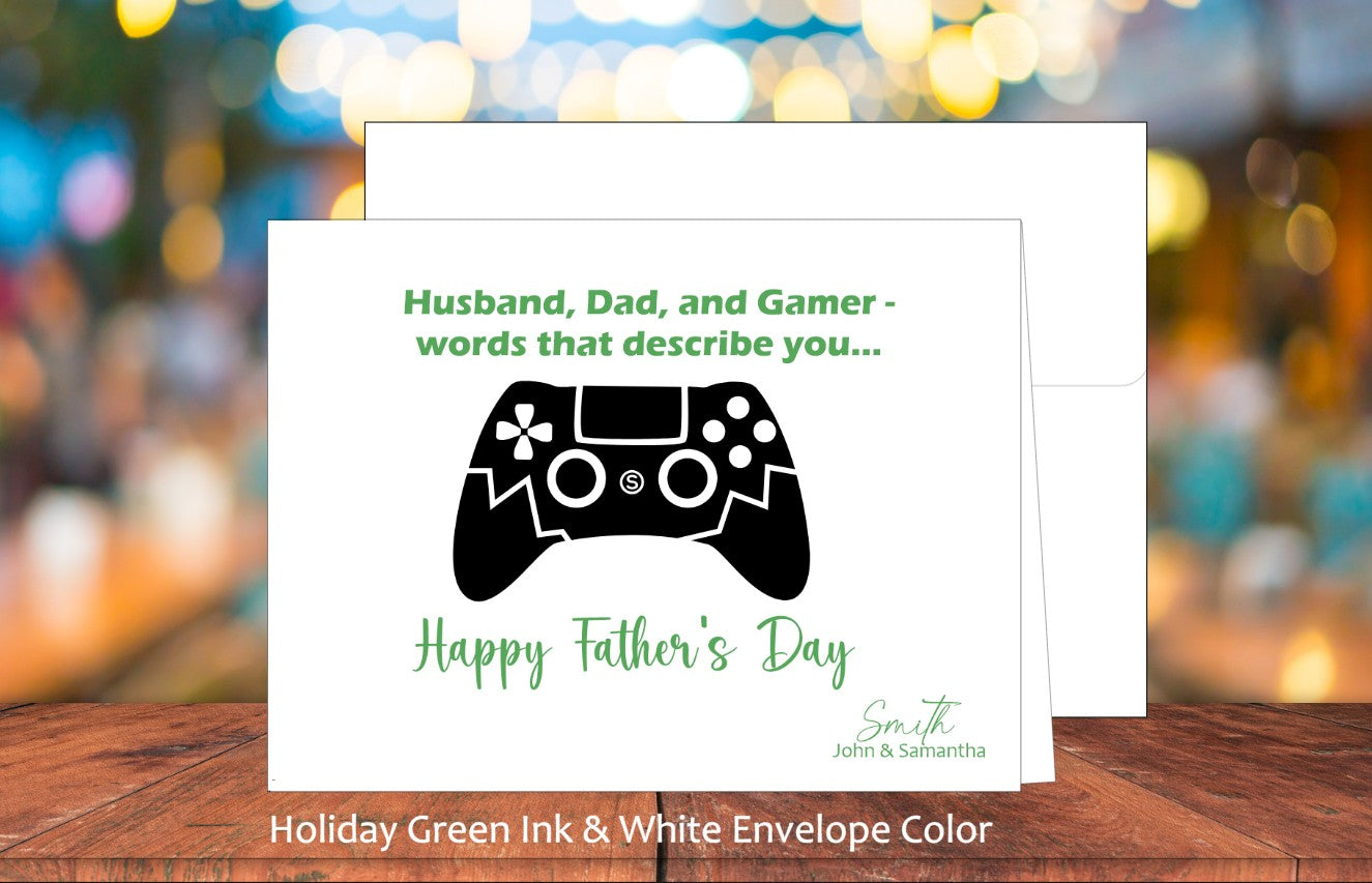 Husband, Dad, Gamer Card (#310109AS)