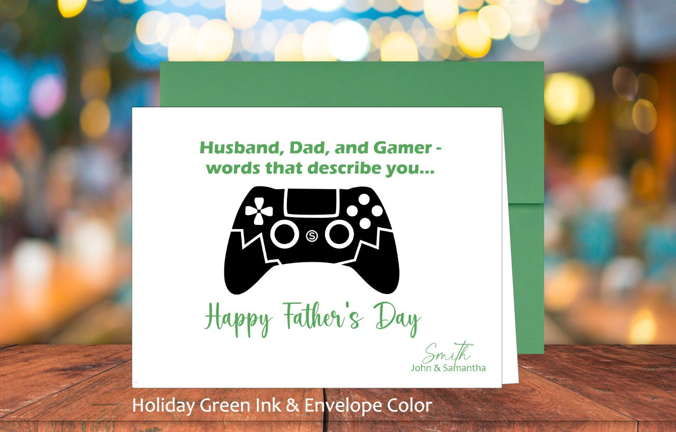 Husband, Dad, Gamer Card (#310109AS)