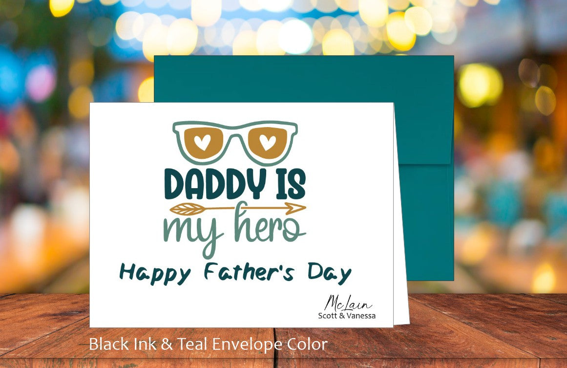 Daddy is my Hero Card (#310111AS)