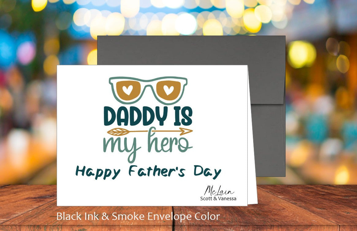 Daddy is my Hero Card (#310111AS)