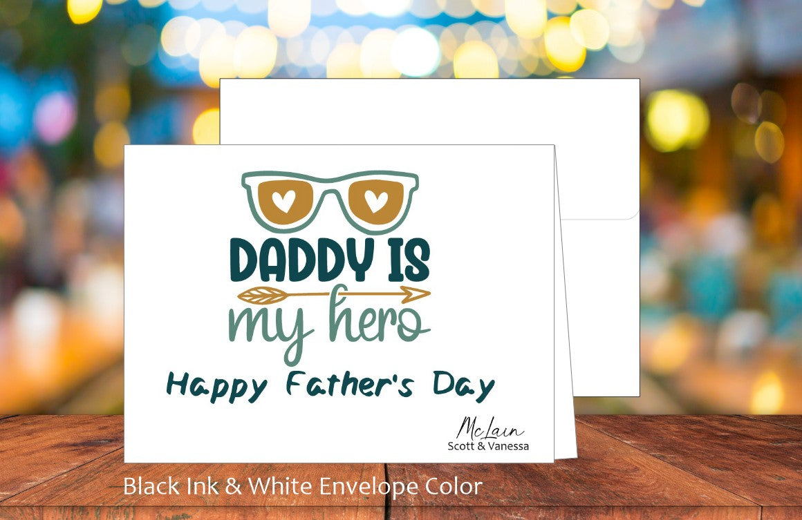 Daddy is my Hero Card (#310111AS)