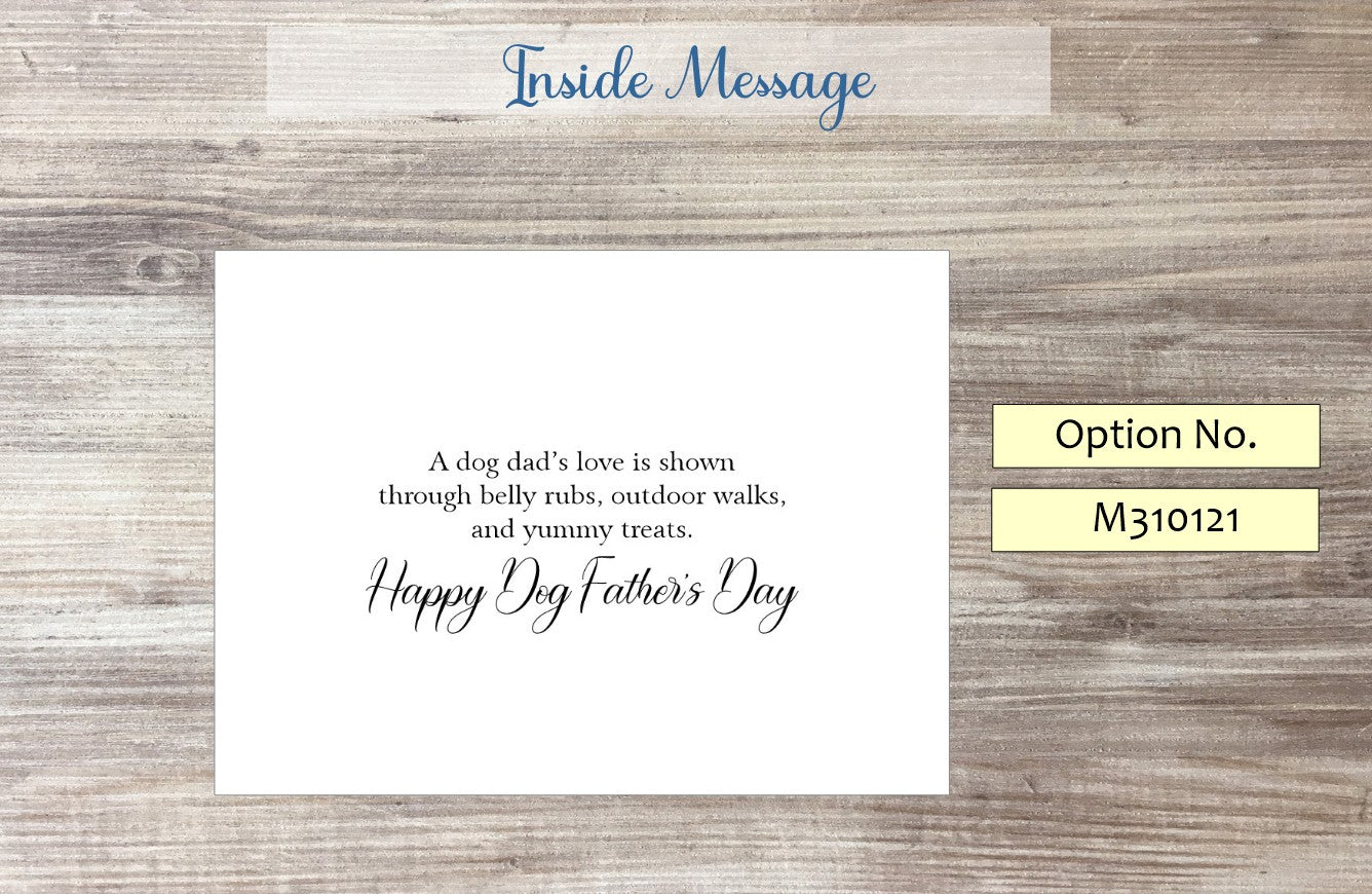 Happy Dog Father's Day Card (#310121AS)