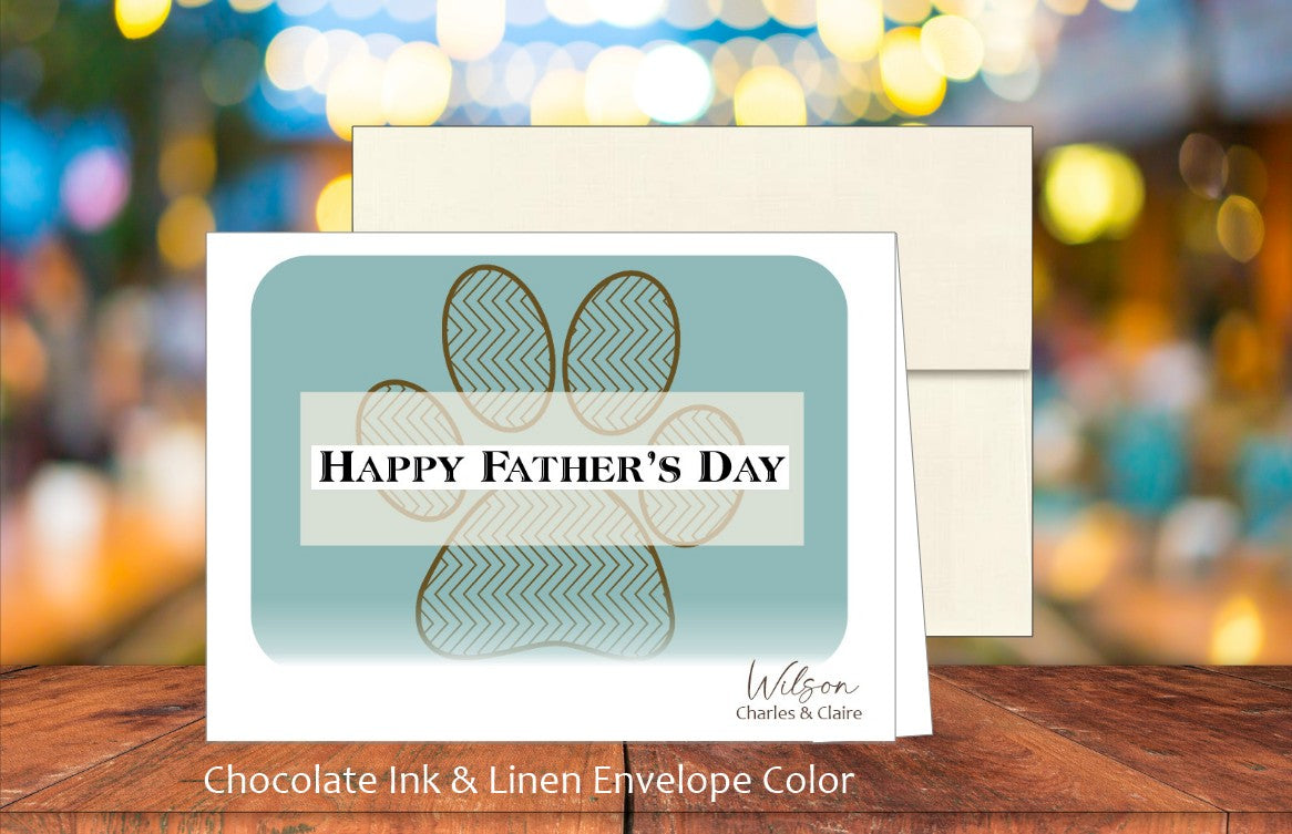 Happy Dog Father's Day Card (#310121AS)