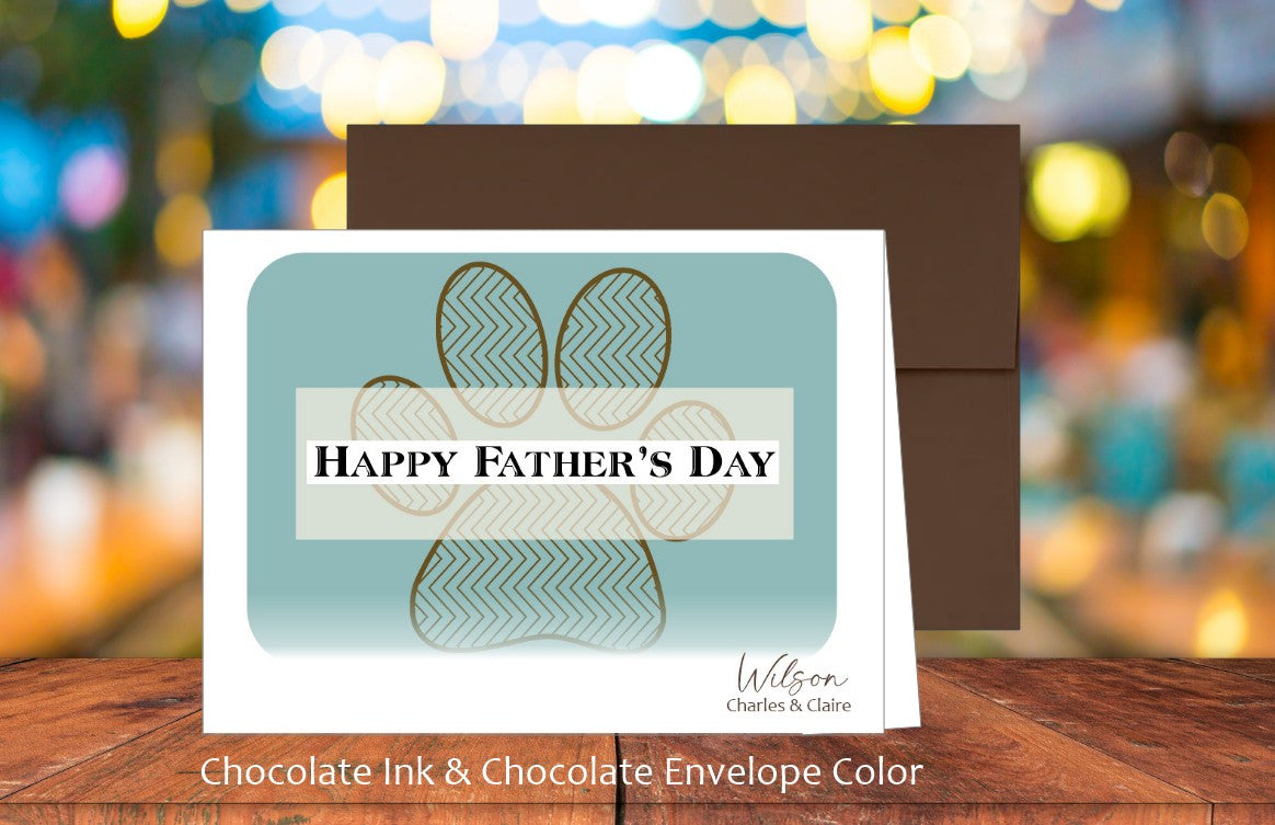 Happy Dog Father's Day Card (#310121AS)
