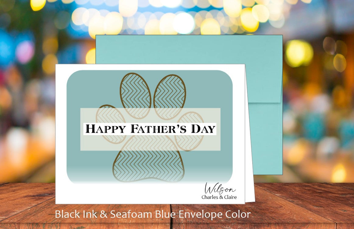 Happy Dog Father's Day Card (#310121AS)