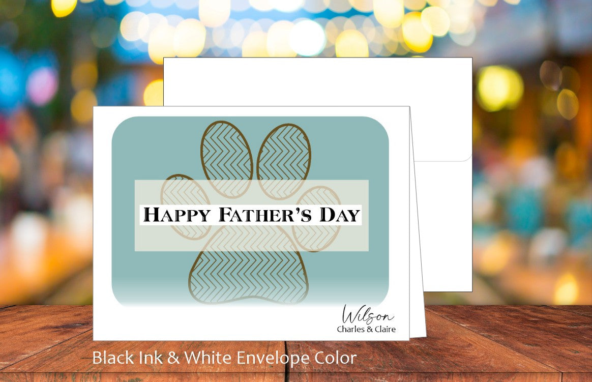 Happy Dog Father's Day Card (#310121AS)