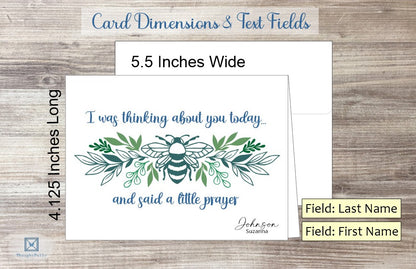 Thinking About You Prayer Card (#110102AS)