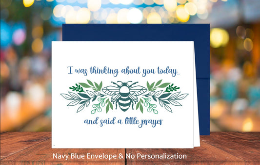 Single Thinking About You Card with Sticker (#110102AM1)
